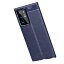 Чехол-накладка Litchi Grain для Samsung Galaxy Note 20 Ultra (темно-синий)