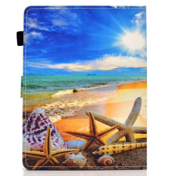 Универсальный чехол Coloured Drawing для планшета 10 дюймов (Blue Sky Starfish) Универсальный чехол Coloured Drawing для планшета 10 дюймов (Blue Sky Starfish)