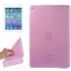 Прозрачный чехол из мягкого пластика для iPad Air 2 (фиолетовый)