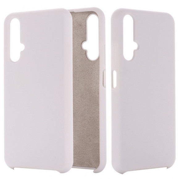 Силиконовый чехол Mobile Shell для Huawei nova 5T / Honor 20 (белый)