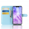 Чехол с визитницей для Huawei Nova 3i / P Smart+ (Plus) (голубой)