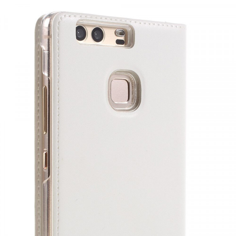 Чехол с окном Wake UP / Sleep для Huawei P9 (белый)
