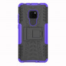 Чехол Hybrid Armor для Huawei Mate 20 (черный + фиолетовый)