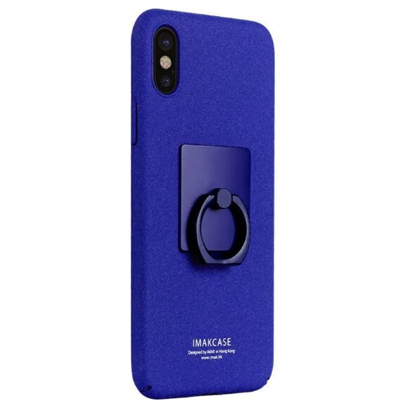 Чехол iMak Finger для iPhone X / ХS (голубой)