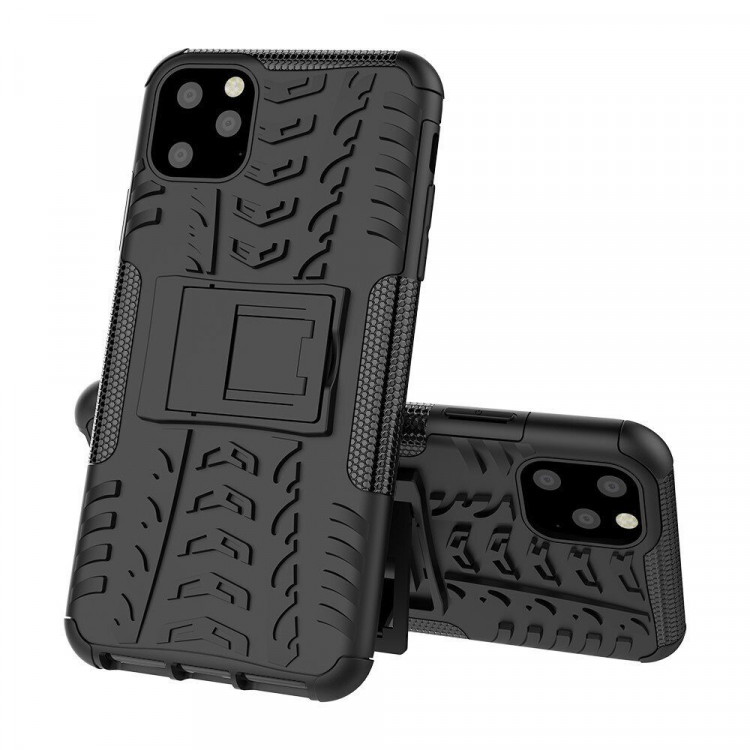 Чехол Hybrid Armor для iPhone 11 Pro Max (черный)