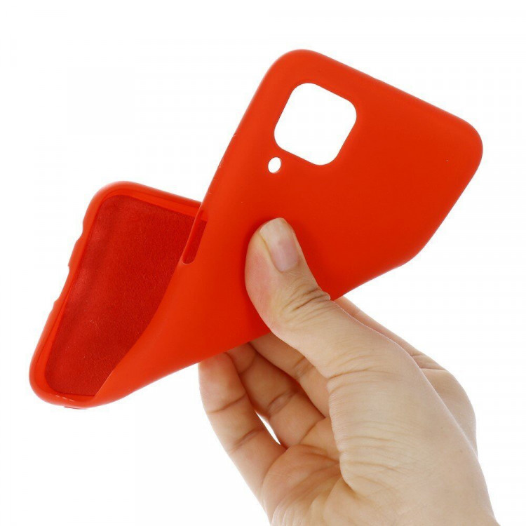 Силиконовый чехол Mobile Shell для Huawei nova 6 SE / Huawei P40 lite (красный)