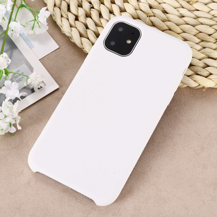 Силиконовый чехол Mobile Shell для iPhone 11 Pro (белый)