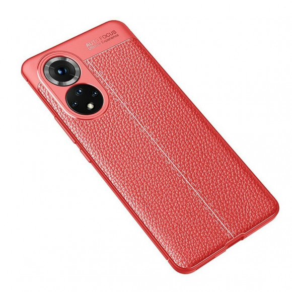 Чехол-накладка Litchi Grain для Honor 50 (красный) Чехол-накладка Litchi Grain для Honor 50 (красный)