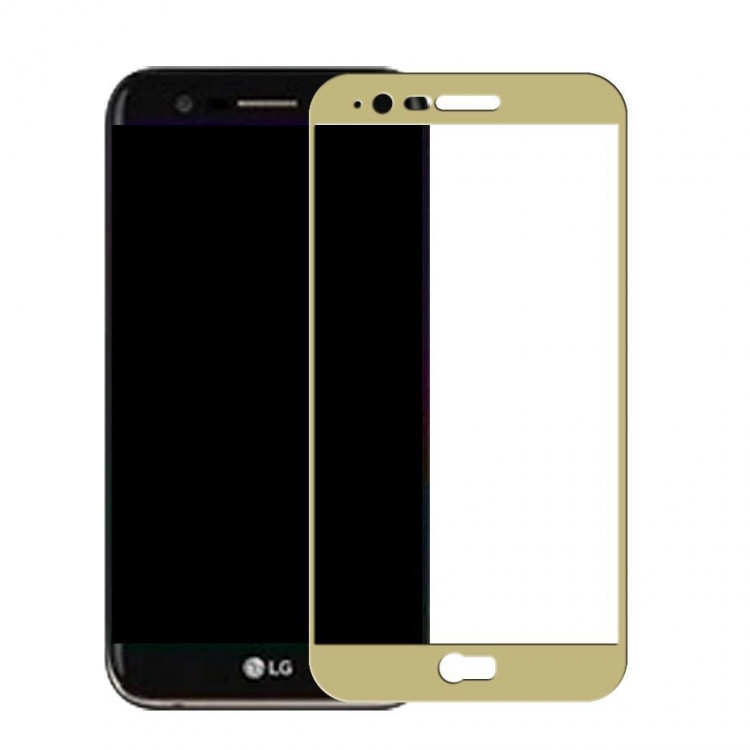 Защитное стекло 3D для LG Stylus 3 M400DY (золотой)