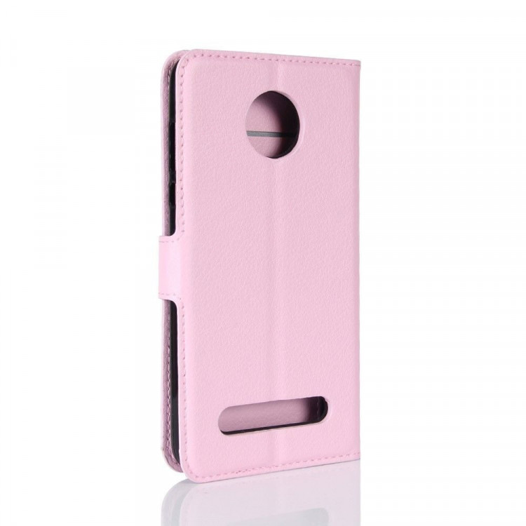 Чехол с визитницей для Motorola Moto Z2 Play (розовый)