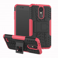 Чехол Hybrid Armor для LG K8 (2018) / K9 (черный + розовый) Чехол Hybrid Armor для LG K8 (2018) / K9 (черный + розовый)