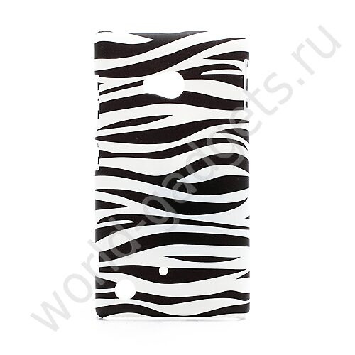 Пластиковый чехол Zebra для Nokia Lumia 720