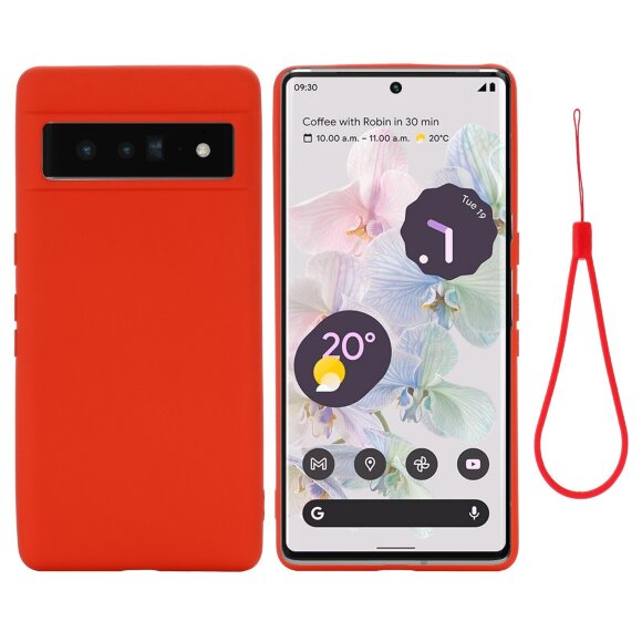 Силиконовый чехол Mobile Shell для Google Pixel 7 Pro (красный) Силиконовый чехол Mobile Shell для Google Pixel 7 Pro (красный)