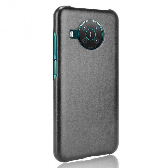 Кожаная накладка-чехол для Nokia X10 / Nokia X20 (черный) Кожаная накладка-чехол для Nokia X10 / Nokia X20 (черный)