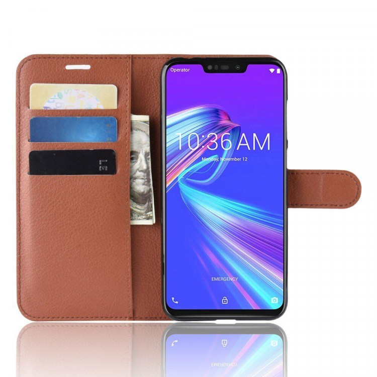Чехол для Asus Zenfone Max (M2) ZB633KL (коричневый)