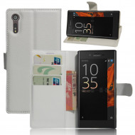 Чехол с визитницей для Sony Xperia XZ / XZs (белый) Чехол с визитницей для Sony Xperia XZ / XZs (белый)