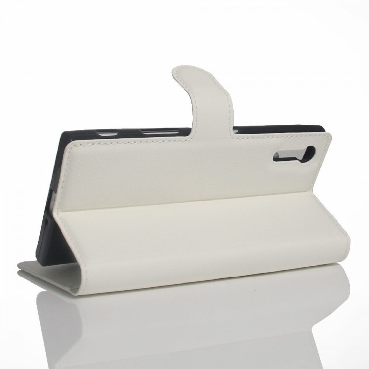 Чехол с визитницей для Sony Xperia XZ / XZs (белый)