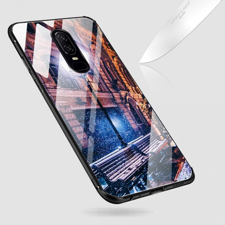 Чехол-накладка для OnePlus 6 (Street Lamp)