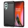 Чехол-накладка Carbon Fibre для OnePlus Nord 2 5G (черный)