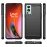 Чехол-накладка Carbon Fibre для OnePlus Nord 2 5G (черный)