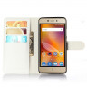 Чехол с визитницей для ZTE Blade X3 (белый)
