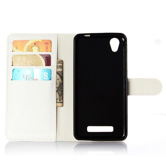 Чехол с визитницей для ZTE Blade X3 (белый)