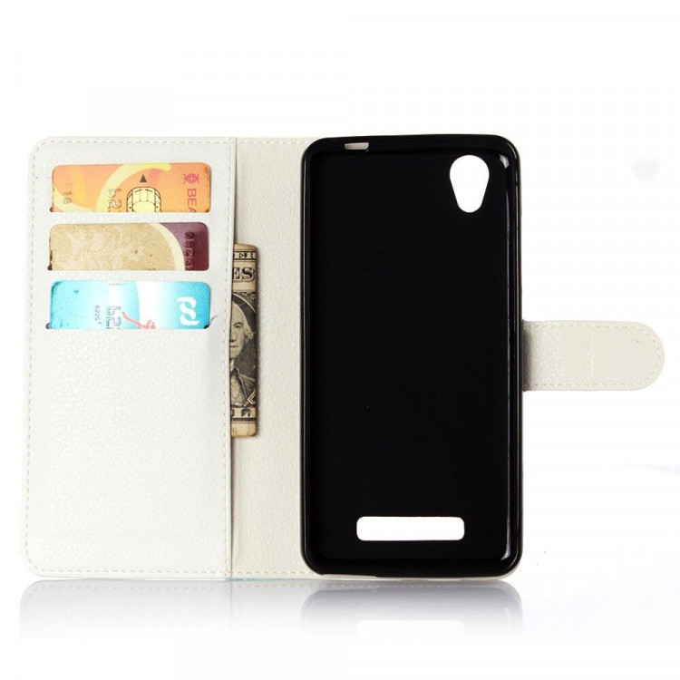 Чехол с визитницей для ZTE Blade X3 (белый)