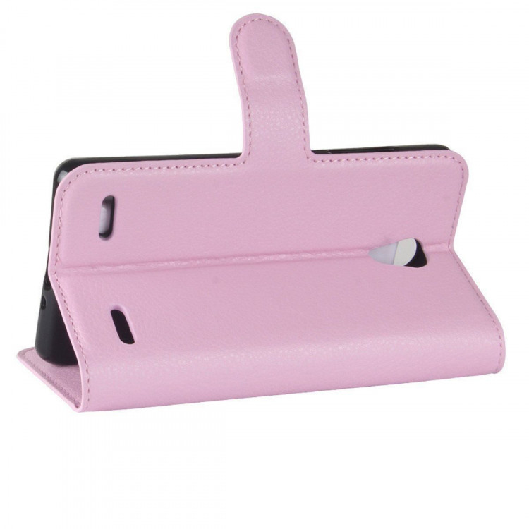 Чехол с визитницей для ZTE Blade A521 (розовый)