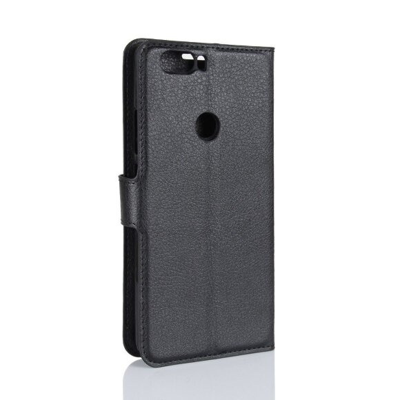 Чехол с визитницей для ZTE Nubia Z17 (черный) Чехол с визитницей для ZTE Nubia Z17 (черный)