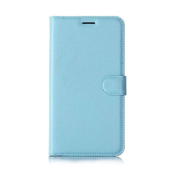 Чехол с визитницей для DOOGEE X7 Pro (голубой)