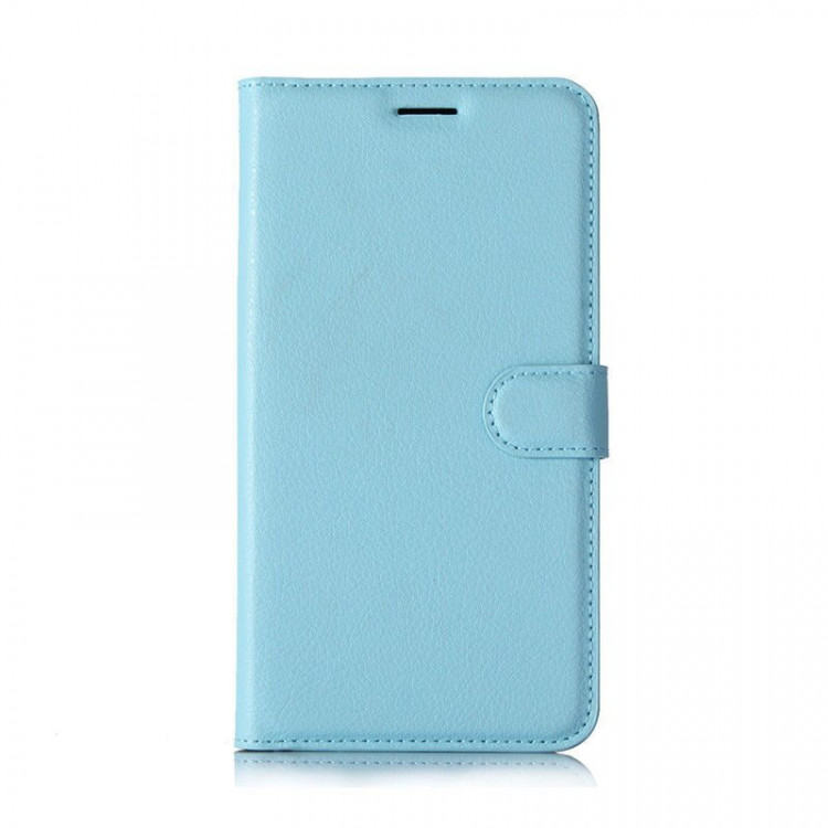 Чехол с визитницей для DOOGEE X7 Pro (голубой)