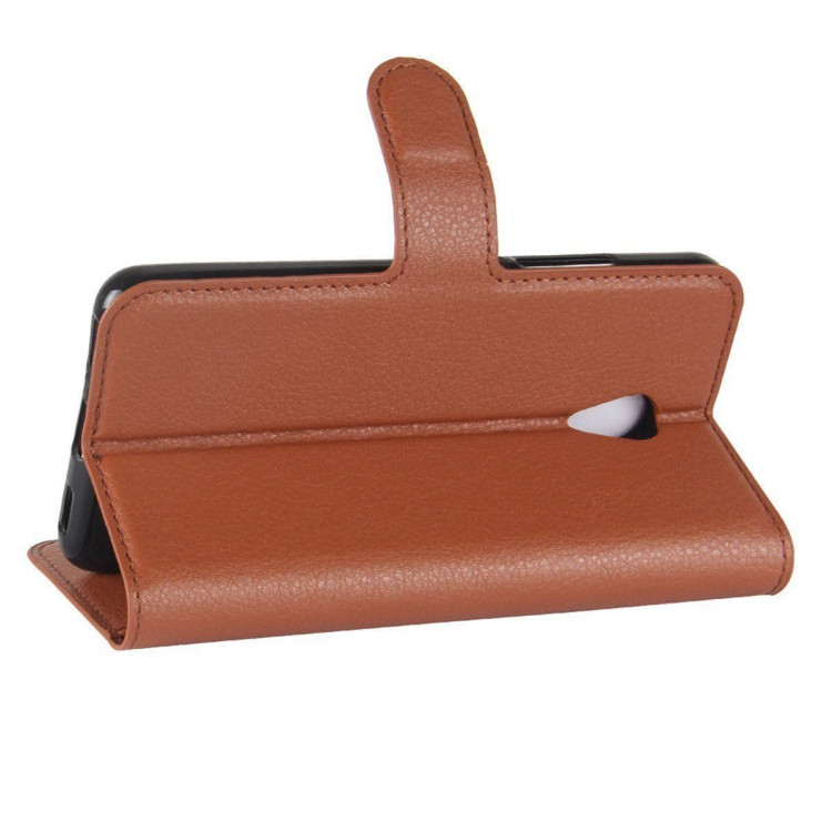 Чехол с визитницей для Meizu A5 / M5C (коричневый)