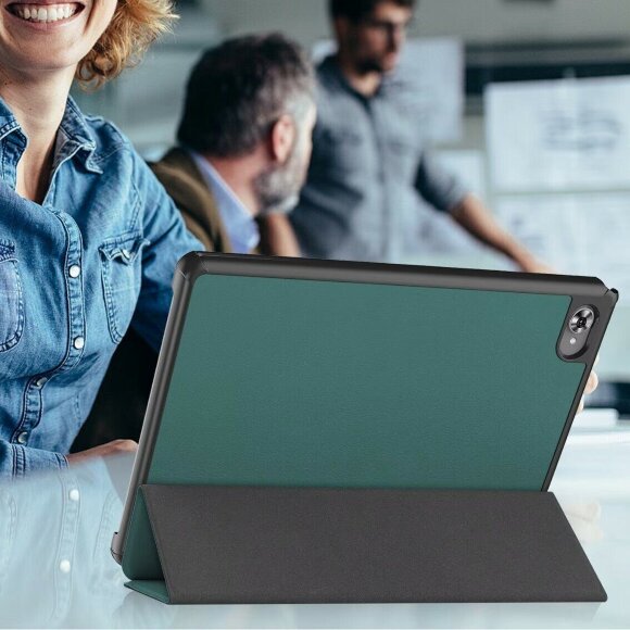 Планшетный чехол для Teclast M40 Plus, Teclast P40HD, Teclast P30S - 10,1 дюйм (темно-зеленый)