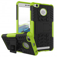 Чехол Hybrid Armor для Xiaomi Redmi 3 / 3s / 3 Pro (черный + зеленый)