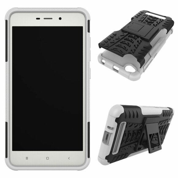 Чехол Hybrid Armor для Xiaomi Redmi 4A (черный + белый) Чехол Hybrid Armor для Xiaomi Redmi 4A (черный + белый)