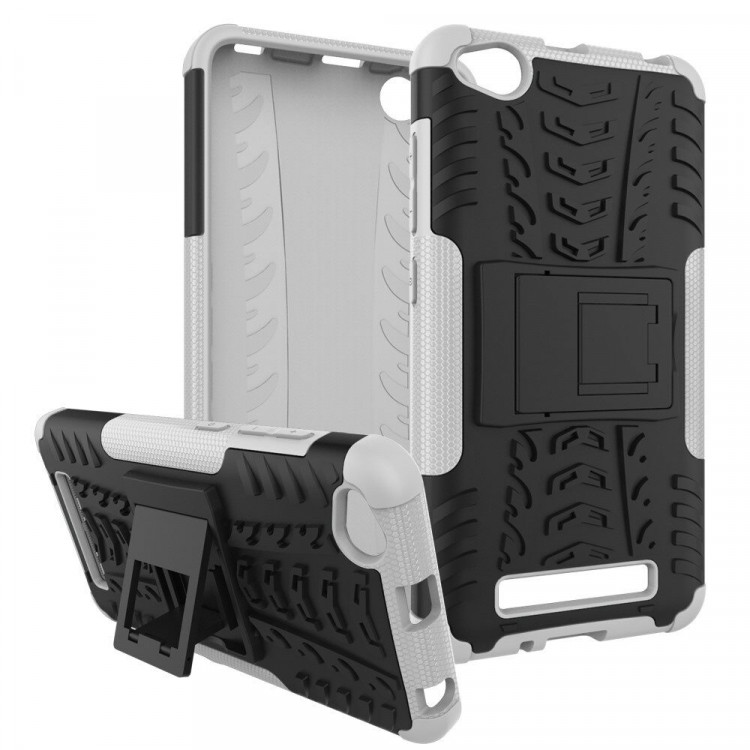 Чехол Hybrid Armor для Xiaomi Redmi 4A (черный + белый)