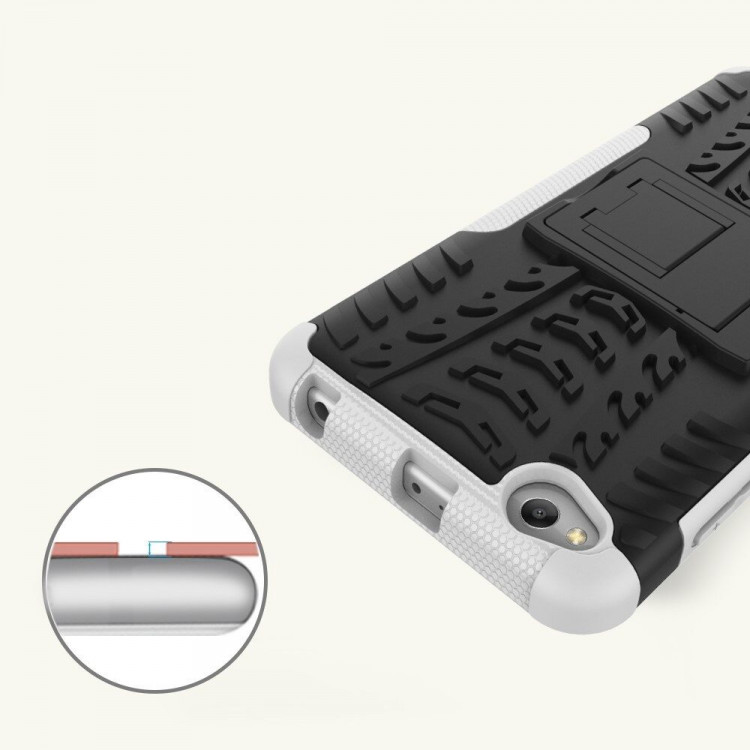 Чехол Hybrid Armor для Xiaomi Redmi 4A (черный + белый)