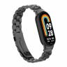 Стальной браслет для Xiaomi Mi Smart Band 8, Xiaomi Mi Band 8 (черный)