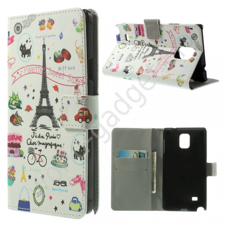 Чехол для Samsung Galaxy Note 4 (Эйфелева Башня)