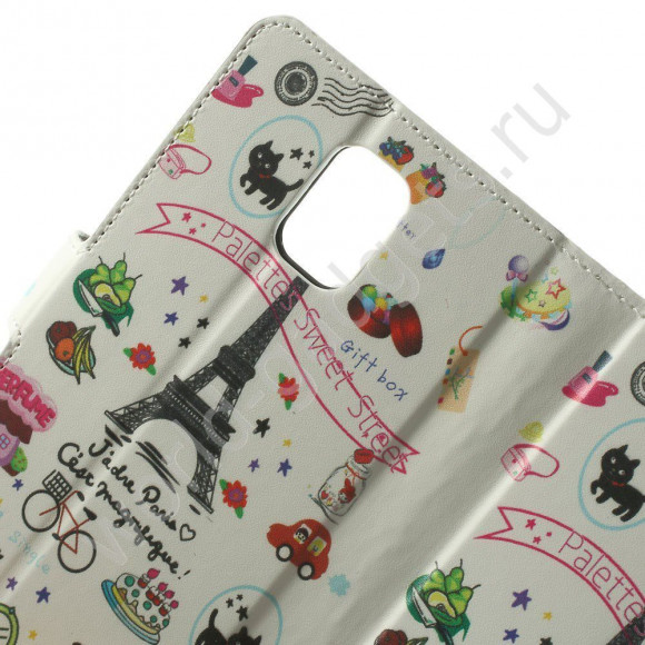 Чехол для Samsung Galaxy Note 4 (Эйфелева Башня)