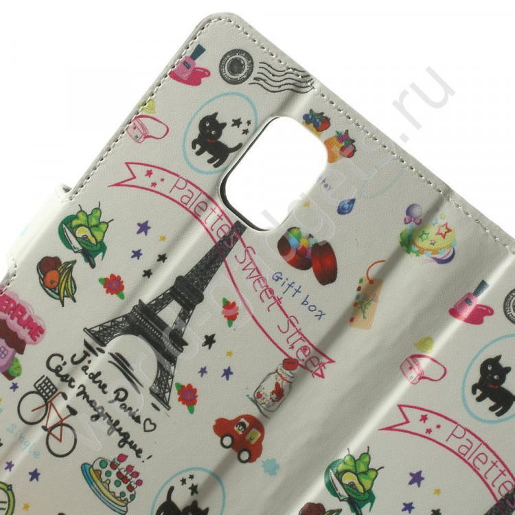 Чехол для Samsung Galaxy Note 4 (Эйфелева Башня)