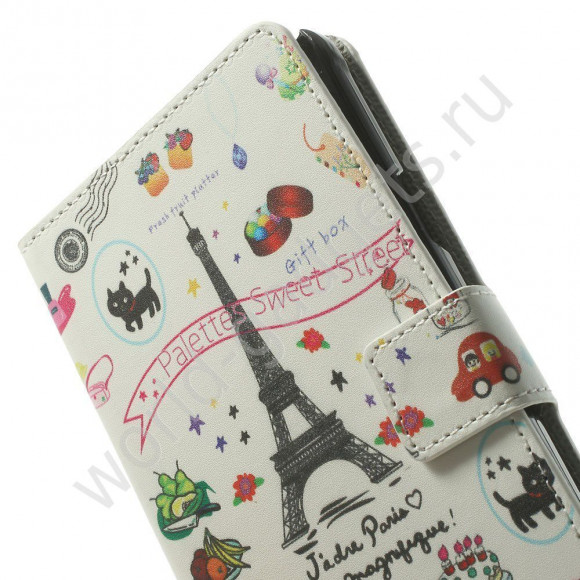 Чехол для Samsung Galaxy Note 4 (Эйфелева Башня)