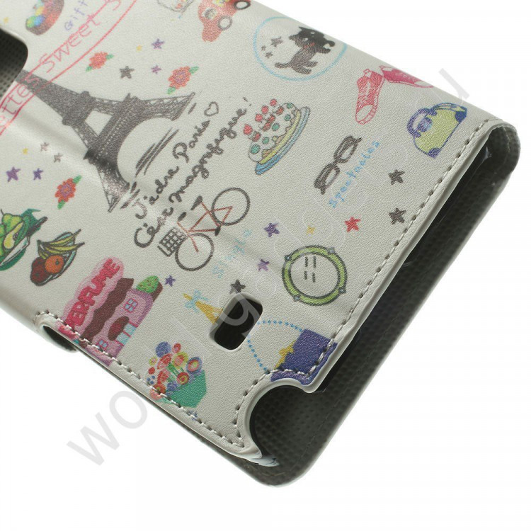 Чехол для Samsung Galaxy Note 4 (Эйфелева Башня)