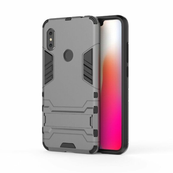 Чехол Duty Armor для Xiaomi Redmi Note 6 Pro (серый)