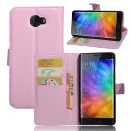Чехол с визитницей для Xiaomi Mi Note 2 (розовый)