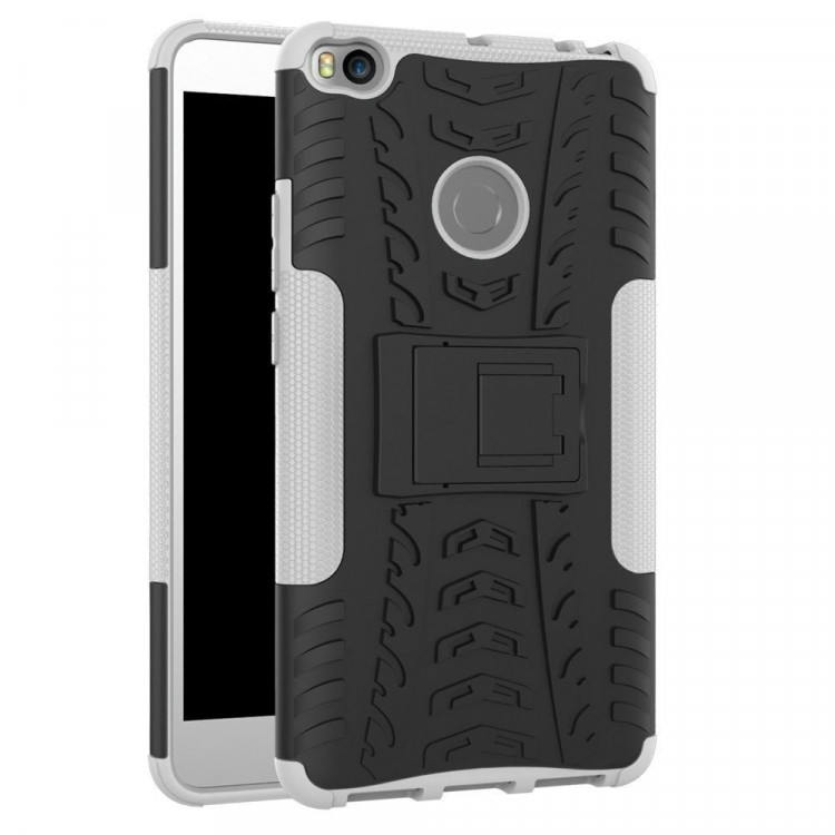 Чехол Hybrid Armor для Xiaomi Mi Max 2 (черный + белый)