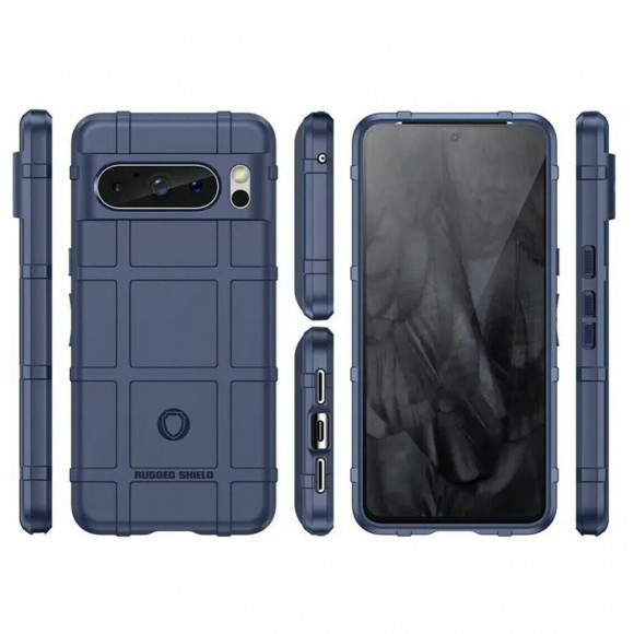 Чехол-накладка Shock-proof для Google Pixel 8 Pro (темно-синий)