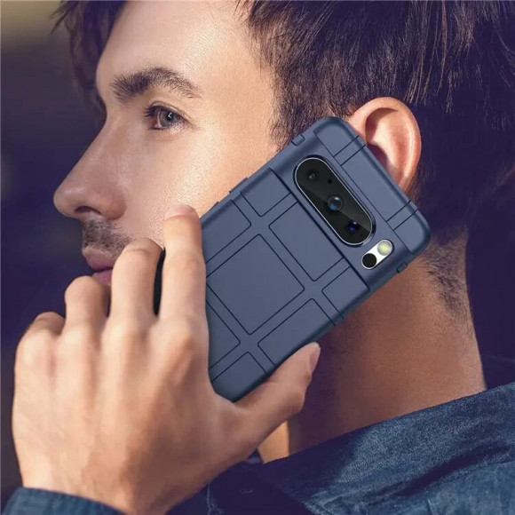 Чехол-накладка Shock-proof для Google Pixel 8 Pro (темно-синий)