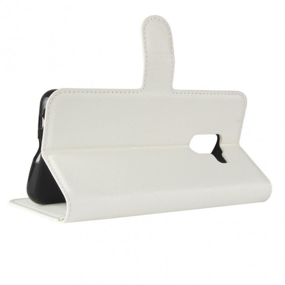 Чехол с визитницей для Samsung Galaxy A8 (2018) (белый)