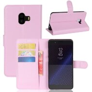 Чехол с визитницей для Samsung Galaxy C10 (розовый) Чехол с визитницей для Samsung Galaxy C10 (розовый)